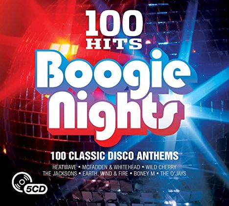 100 Hits - Boogie Nights, 5 CDs