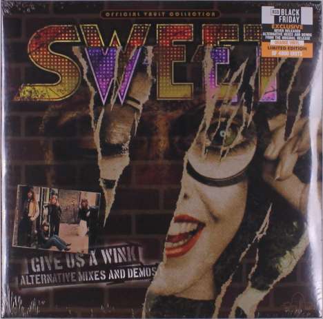 The Sweet: Give Us A Wink (Alt. Mixes &amp; Demos) (Black Friday 2022) (Limited Edition) (Orange Vinyl), 2 LPs