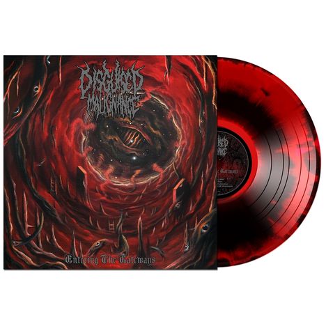 Disguised Malignance: Entering the Gateways (Limited Edition) (Red/Black Swirl Vinyl), LP