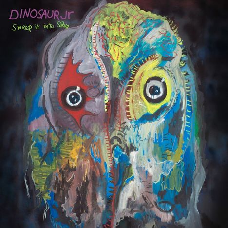 Dinosaur Jr.: Sweep It Into Space (Limited Germany Exclusive Edition) (Opaque White W/ Purple Splatter Vinyl), 1 LP und 1 CD