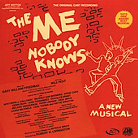 Me Nobody Knows: Original Cast, CD