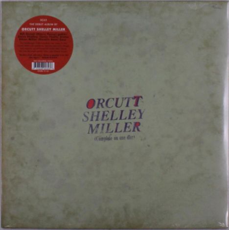 Text: "ORCUTT SHELLEY MILLER (Complete on one disc)". Hintergrund in hellem Beige, roter Kreis oben links.