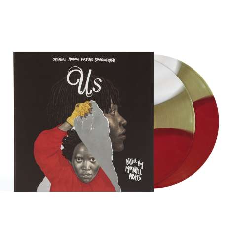 Michael Abels: Filmmusik: Us (O.S.T.) (180g) (Red/Brass/White Split Vinyl), 2 LPs