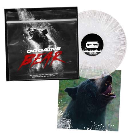 Mark Mothersbaugh: Filmmusik: Cocaine Bear (180g) (Cocaine &amp; Crystal Clear Splatter Vinyl), LP