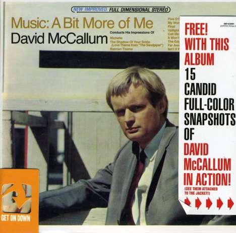 David Mccallum: Music: A Bit More Of Me, CD