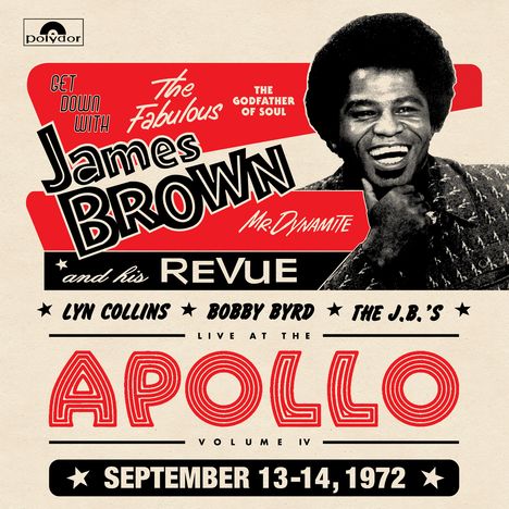 James Brown: Get Down With James Brown: Live At The Apollo Vol. IV, September 13-14, 1972, 2 LPs