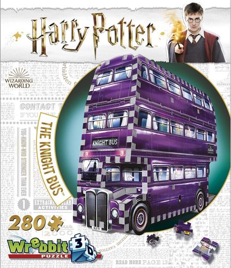 Der Fahrende Ritter - Harry Potter / The Knight Bus - Harry Potter. Puzzle 280 Teile, Spiele