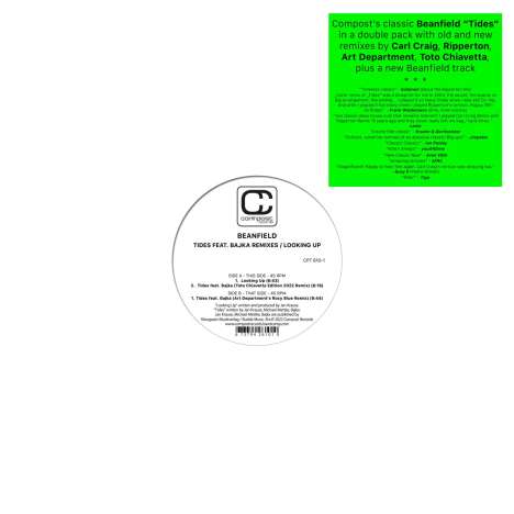 Beanfield: Tides Remixes ((C.Craig, Ripperton, Art Department), 2 Singles 12"