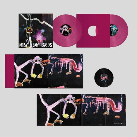 DJ Koze: Music Can Hear Us (Limited Deluxe Edition) (Magenta Vinyl + Bonus 7"), 3 LPs