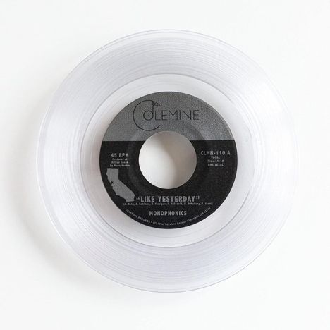 Monophonics: Like Yesterday / Destruments: Freedom (Clear Vinyl), Single 7"