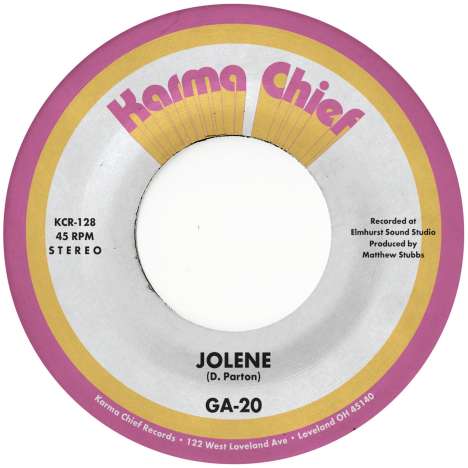 GA-20: Jolene/ Still As The Night (Limited Edition) (Brown Vinyl), Single 7"