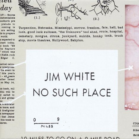 Jim White: No Such Place, 2 LPs