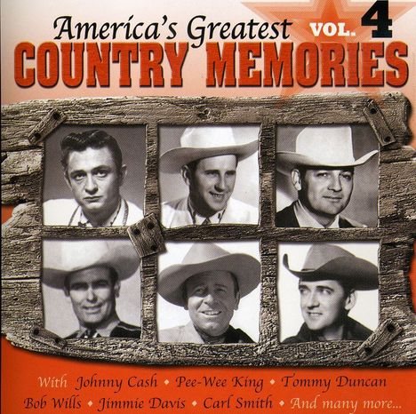 America's Greatest: Vol. 4-30 Country Memories, CD
