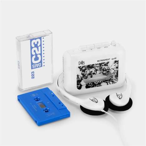 CP-81 Portable Cassette Player &amp; C23 Compilation, 1 MC und 1 Zubehör