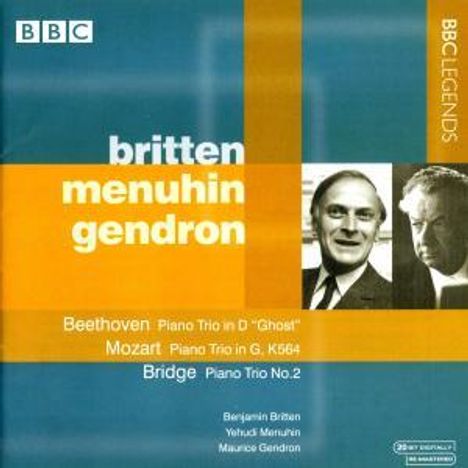 Britten/Menuhin/Gendron - Klaviertrios, CD
