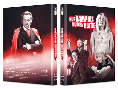 Nur Vampire küssen blutig (Blu-ray &amp; DVD im Mediabook), 1 Blu-ray Disc und 1 DVD