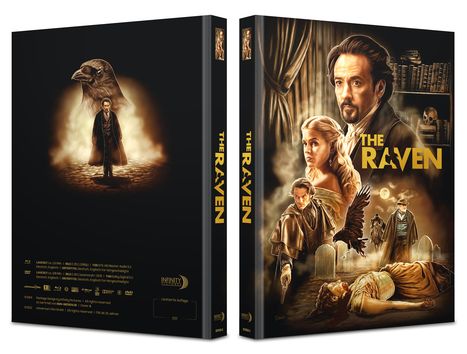 The Raven - Prophet des Teufels (Blu-ray &amp; DVD im Mediabook), 1 Blu-ray Disc und 1 DVD