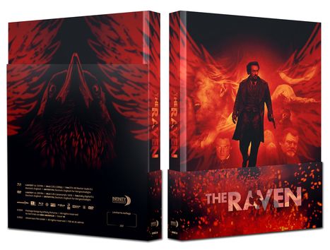 The Raven - Prophet des Teufels (Blu-ray &amp; DVD im wattierten Mediabook), 1 Blu-ray Disc und 1 DVD