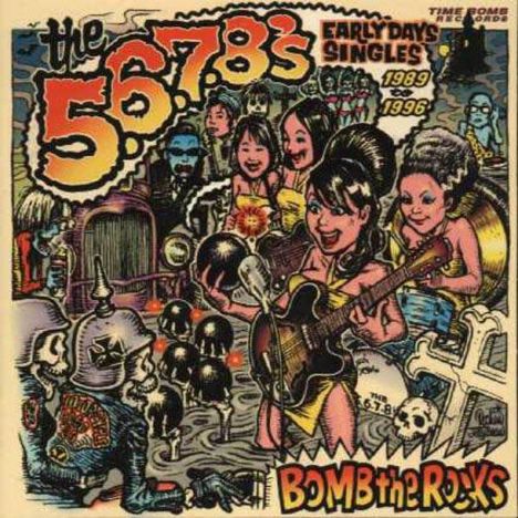 The 5.6.7.8's: Bomb The Rocks: Early Days Singles, 2 LPs