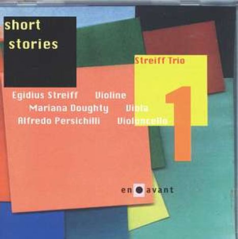 Streiff Trio 1 - Short Stories, CD