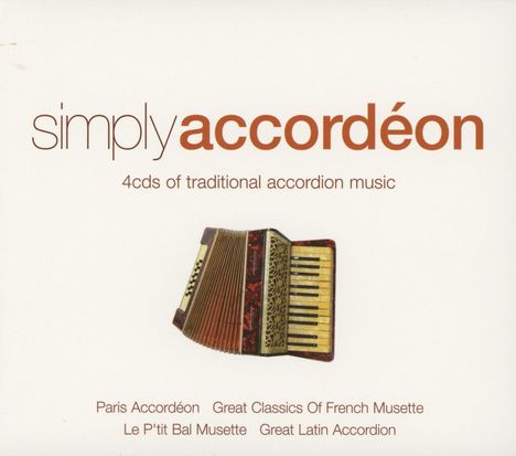 Simply Accordeon, 4 CDs