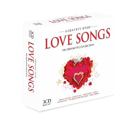 Greatest Ever! Love Songs: The Definitive Collection, 3 CDs