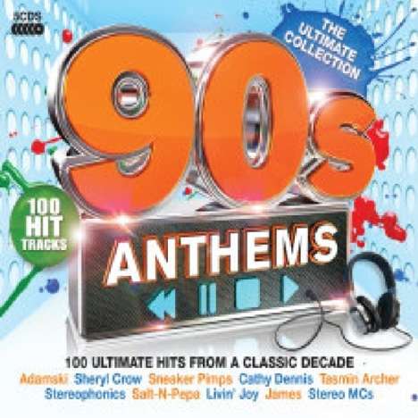 90s Anthem's, 5 CDs