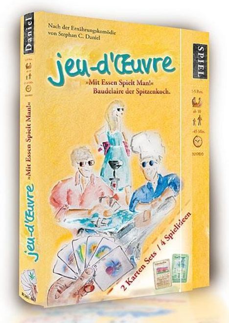 Stephan C. Daniel: jeu-d'oeuvre Karten Spiele Box. Das Spiel zum Buch: "Mit Essen Spielt Man", Diverse