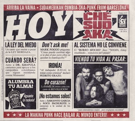 Che Sudaka: Hoy, CD