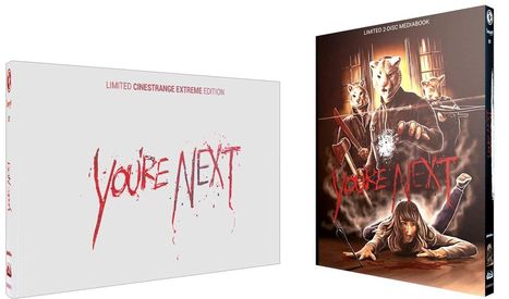 You're Next (Blu-ray &amp; DVD im wattierten Mediabook), 1 Blu-ray Disc und 1 DVD