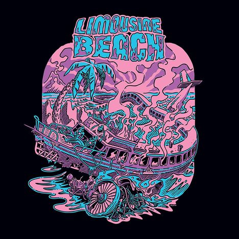 Limousine Beach: Limousine Beach (Sea Blue Vinyl), LP