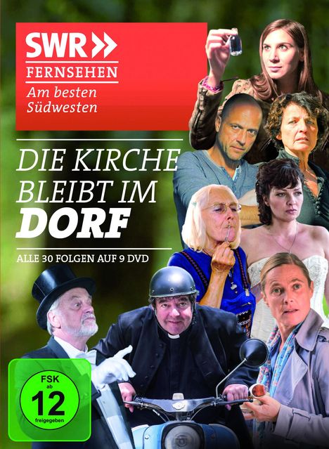 Die Kirche bleibt im Dorf (Komplette Serie), 9 DVDs