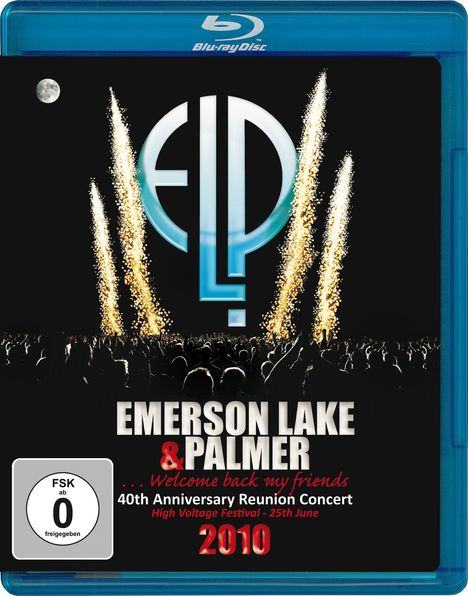 Emerson, Lake &amp; Palmer: 40th Anniversary Reunion Concert: High Voltage Festival, Blu-ray Disc