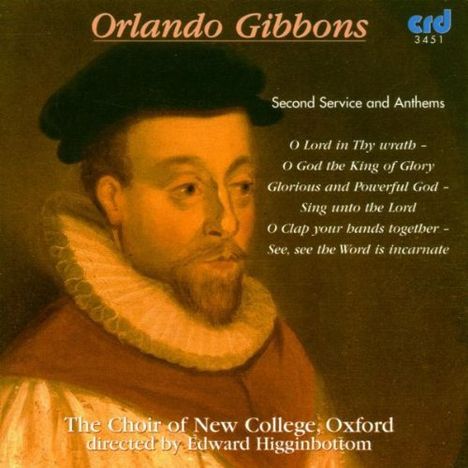 Orlando Gibbons (1583-1625): Geistliche Musik, CD