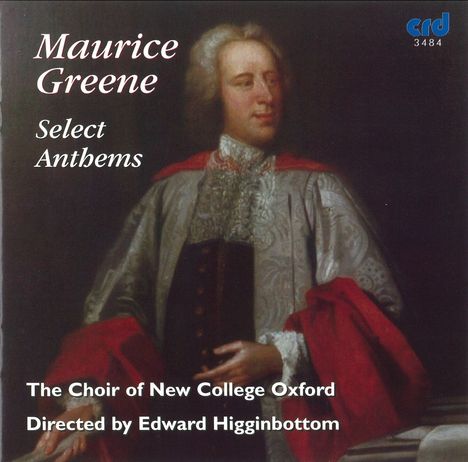 Maurice Greene (1696-1755): Anthems, CD