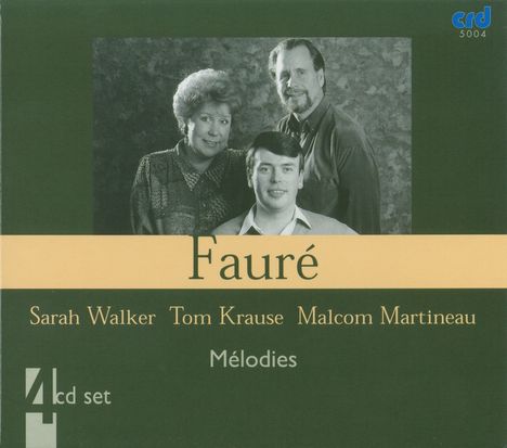 Gabriel Faure (1845-1924): Lieder (Ges.-Aufn.), 4 CDs