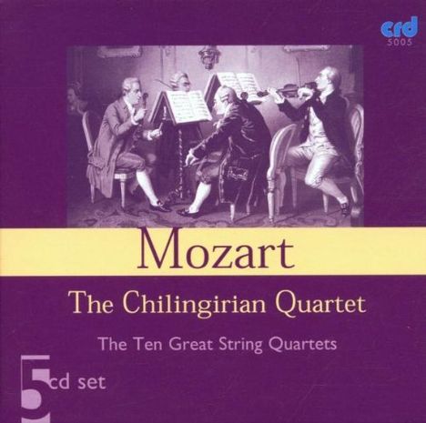 Wolfgang Amadeus Mozart (1756-1791): Streichquartette Nr.14-23, 5 CDs