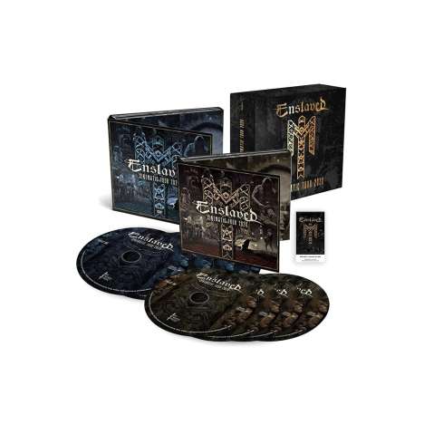 Enslaved: Cinematic Tour 2020 (Box Set), 4 CDs und 4 DVDs