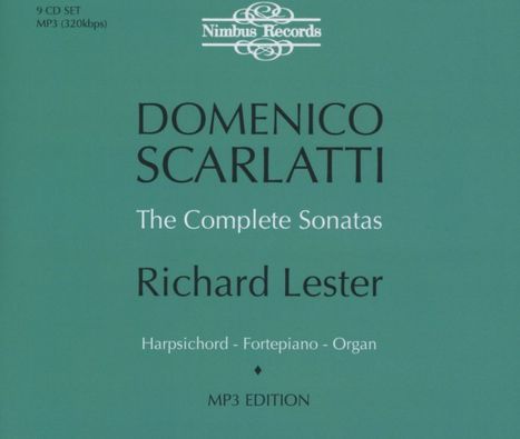 Domenico Scarlatti (1685-1757): Die 555 Cembalosonaten, 5 MP3-CDs