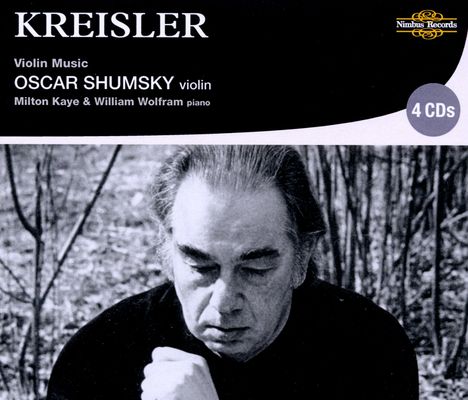 Fritz Kreisler (1875-1962): Werke für Violine &amp; Klavier, 4 CDs