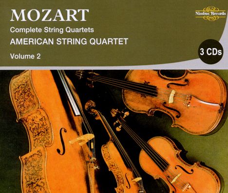 Wolfgang Amadeus Mozart (1756-1791): Sämtliche Streichquartette Vol.2, 3 CDs