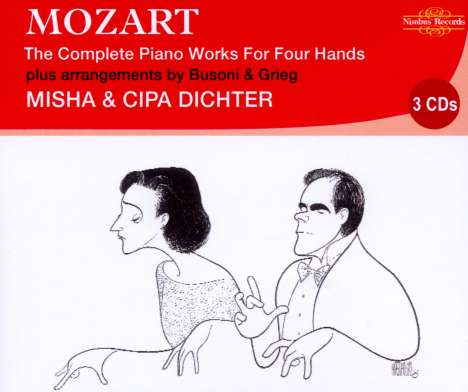 Wolfgang Amadeus Mozart (1756-1791): Klavierwerke zu 4 Händen, 3 CDs