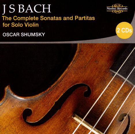 Johann Sebastian Bach (1685-1750): Sonaten &amp; Partiten für Violine BWV 1001-1006, 2 CDs