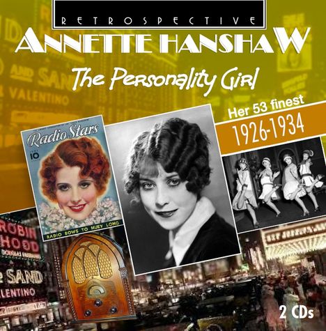 Annette Hanshaw: The Personality Girl, 2 CDs