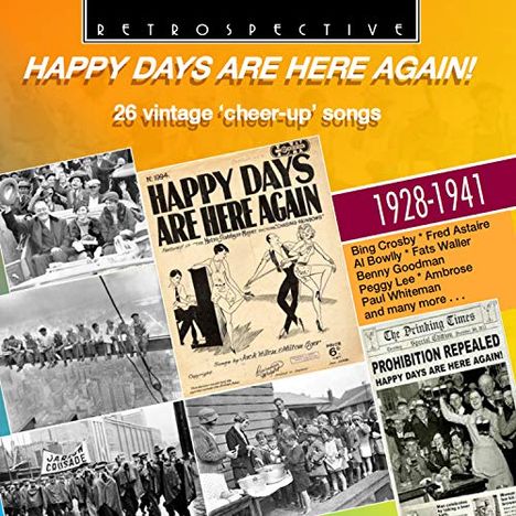 Happy Days Are Here Again!, CD