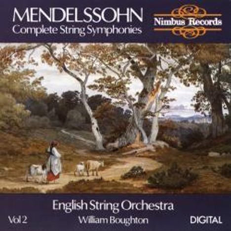 Felix Mendelssohn Bartholdy (1809-1847): Streichersymphonien Vol.2, CD