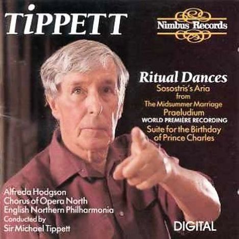 Michael Tippett (1905-1998): Ritual Dances from "Midsummer Marriage", CD