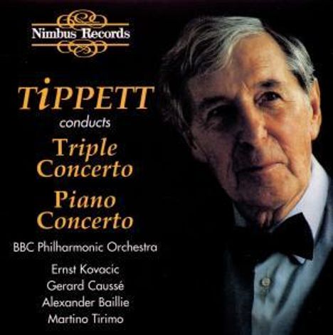 Michael Tippett (1905-1998): Konzert f.Violine, Viola & Cello, CD