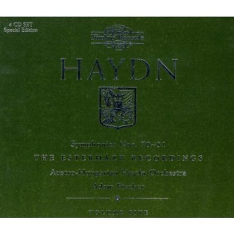 Joseph Haydn (1732-1809): Symphonien Nr.70-81, 4 CDs