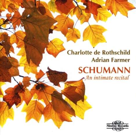 Robert Schumann (1810-1856): Lieder Vol.1, CD